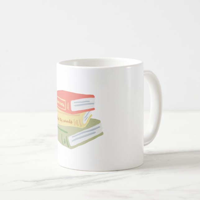 Shine Bright Tasse - Fun Star Sticker Design für K (VorderseiteRechts)
