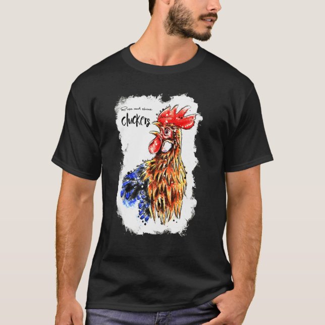 Shine Cluckers Chicken T-Shirt (Vorderseite)