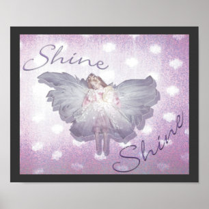 Shine, digitale Collage Poster
