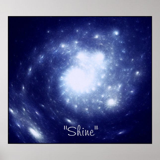 "Shine"-Druck Poster (Vorne)