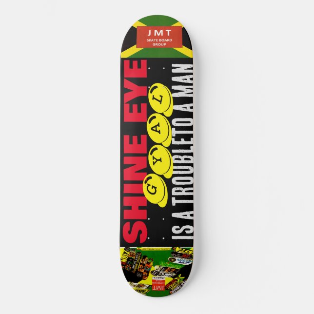 SHINE EYE GYAL JMT 8 1/4" Skateboard Deck (Vorderseite)