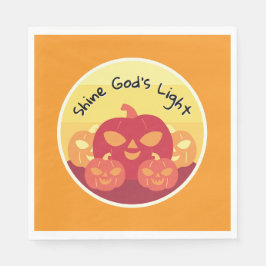 Shine God's Light Halloween Napkins Serviette