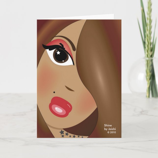Shine Greeting Card Karte (Vorderseite)