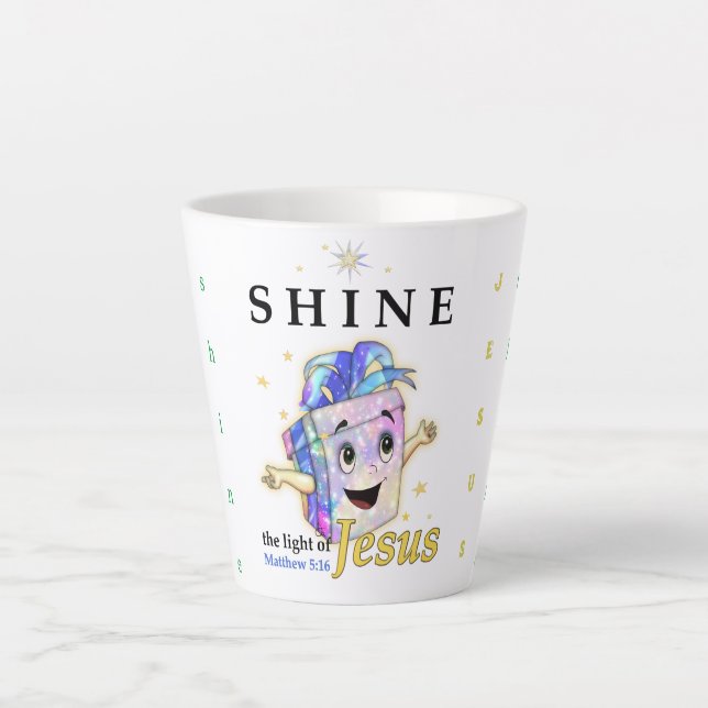 Shine Jesus Shine Milchtasse (Vorderseite)