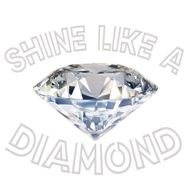Shine like a Diamond T-Shirt (Von Creator hochgeladen)