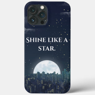 'Shine Like a Star' Nachthimmel Zitat iPhone  Case-Mate iPhone Hülle