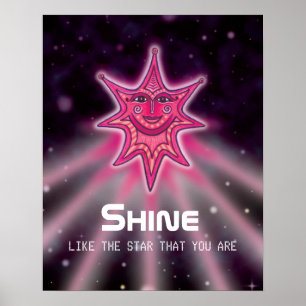 Shine like a Star Poster