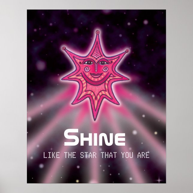 Shine like a Star Poster (Vorne)