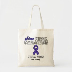 Shine Lila Stand Strong NEAM 2025 Epilepsy Tragetasche