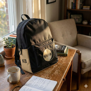 Shine Moon Backpack Bedruckter Rucksack