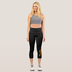 Shine Movement Pilates Logo High Waisted Capris