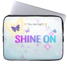 ✨ Shine on 13" Pastel Laptop Case - Sie sind leich