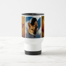 Shine On Me and Snow German Shepherds Travel Mug
