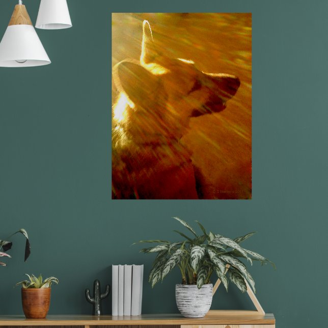 Shine on Me German Shepherd #2 Poster (Wohnzimmer 1)