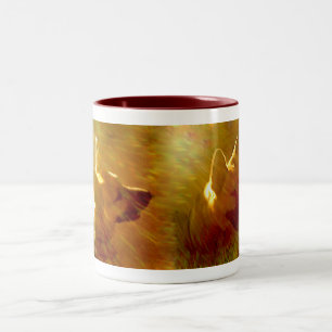 Shine on me German Shepherd Zweifarbige Tasse
