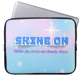 SHINE ON - Soft Rainbow Star Edition 15" Laptopschutzhülle
