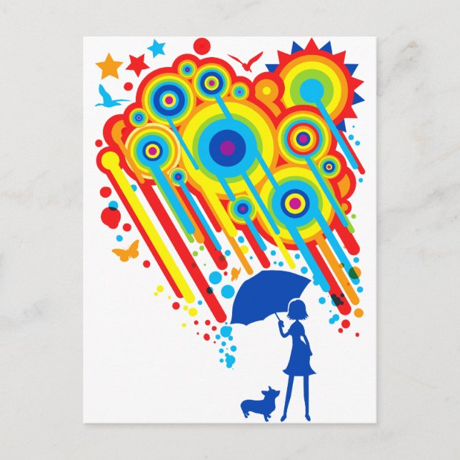 Shine Postkarte (Vorderseite)