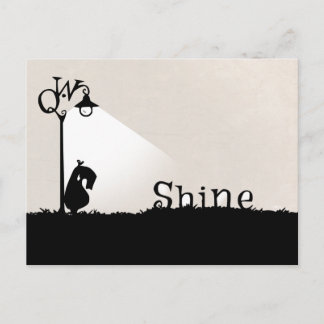 Shine, Qwirks... Shine. Eine Postkarte. Postkarte