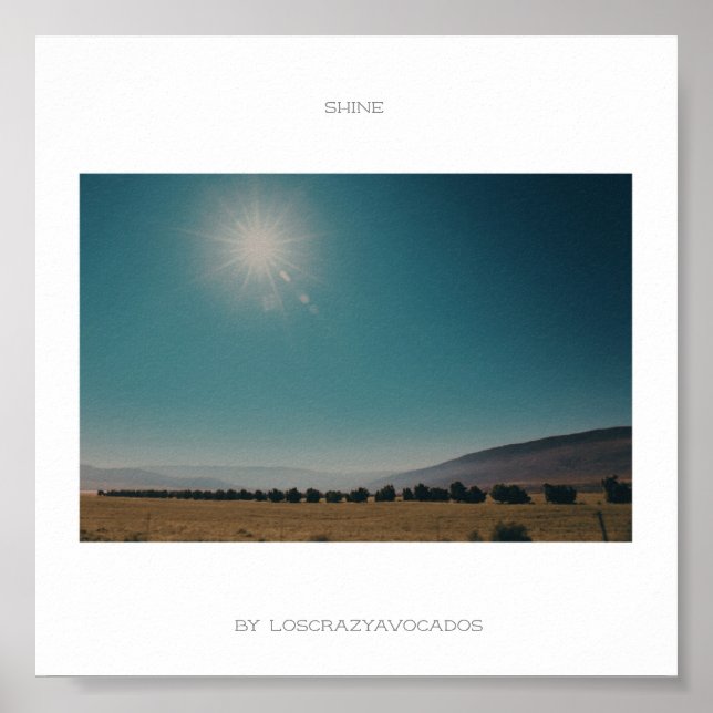 Shine South Africa Morning Landscape Poster (Vorne)