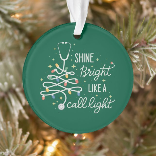 Shine strahlt wie ein Call Night Nurse Weihnachtss Ornament (Baum)