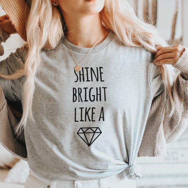 Shine strahlt wie ein Diamantflown oben T-Shirt (Von Creator hochgeladen)