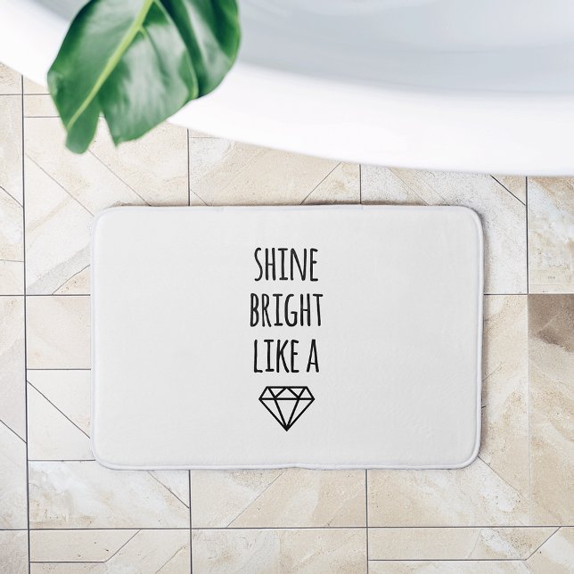 Shine strahlt wie eine Diamantbadematte Badematte (Von Creator hochgeladen)
