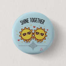 Shine Together Süße Sonnenbrille Kawaii Pin