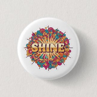 SHINE-Typografie mit Farbigkeit Button