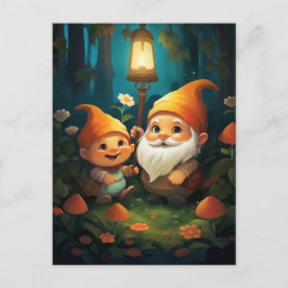 Shine your Light Little Gnome Postkarte