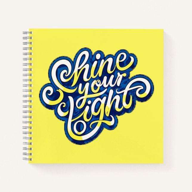 Shine your Light Notizbuch (Vorderseite)