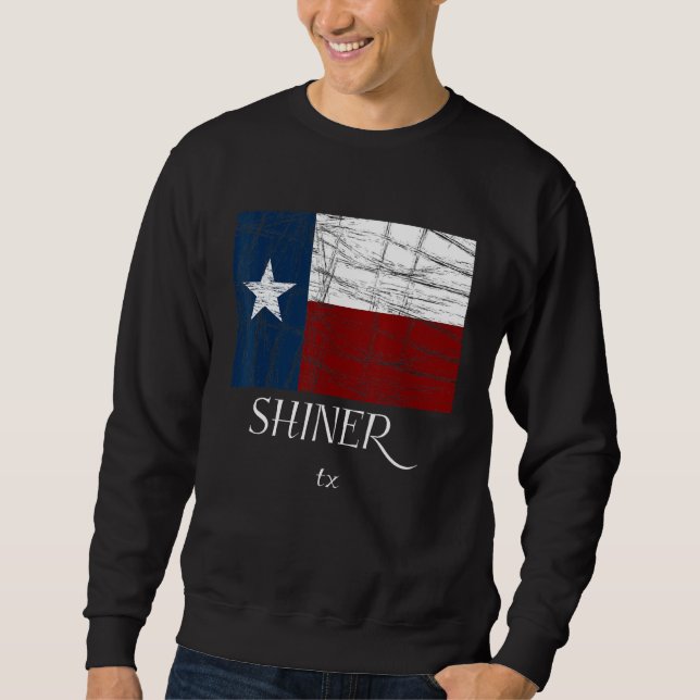 Shiner TX - Texas Flag - City Staat Gift Sweatshirt (Vorderseite)