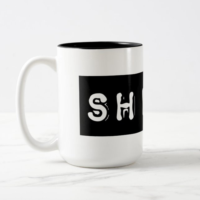 Shiney! Zweifarbige Tasse (Links)