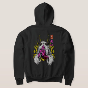 Shinigami Todesgeist Japanischer Dämon Doppelprint Hoodie