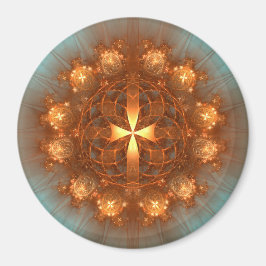 Shining Cross Mandala Magnet