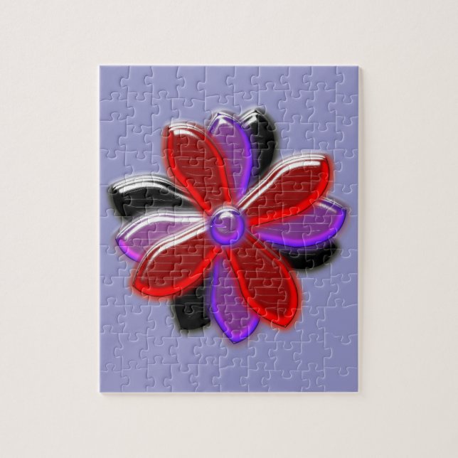 Shining Daisy Blume Puzzle (Vertikal)