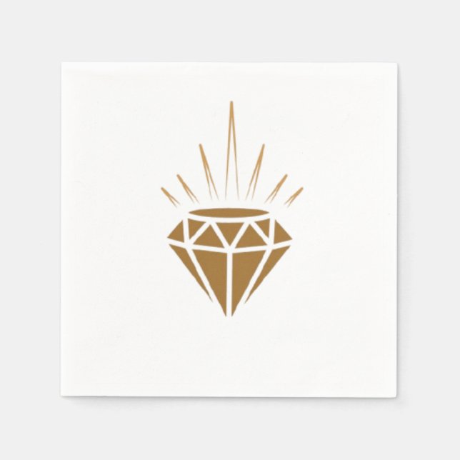 Shining Diamond Serviette (Vorderseite)