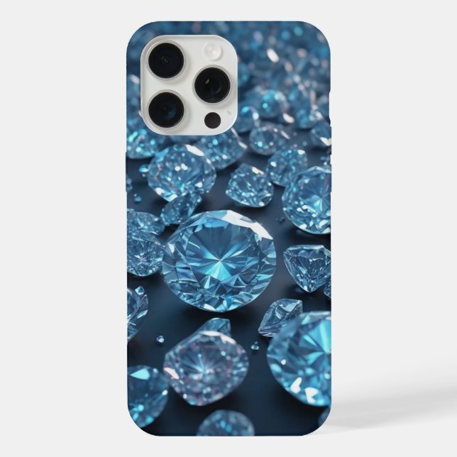 Shining Diamonds iphone 15 pro max Hülle (Rückseite)