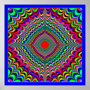 Shining Native Sun Poster