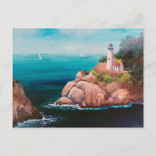 Shining Point Lighthouse Postcard Postkarte