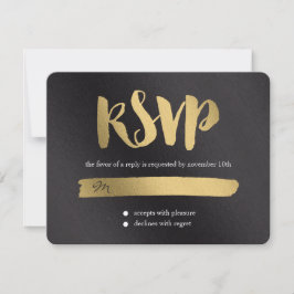 Shining Promise Wedding RSVP Card Karte
