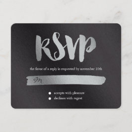 Shining Promise Wedding RSVP Card Karte