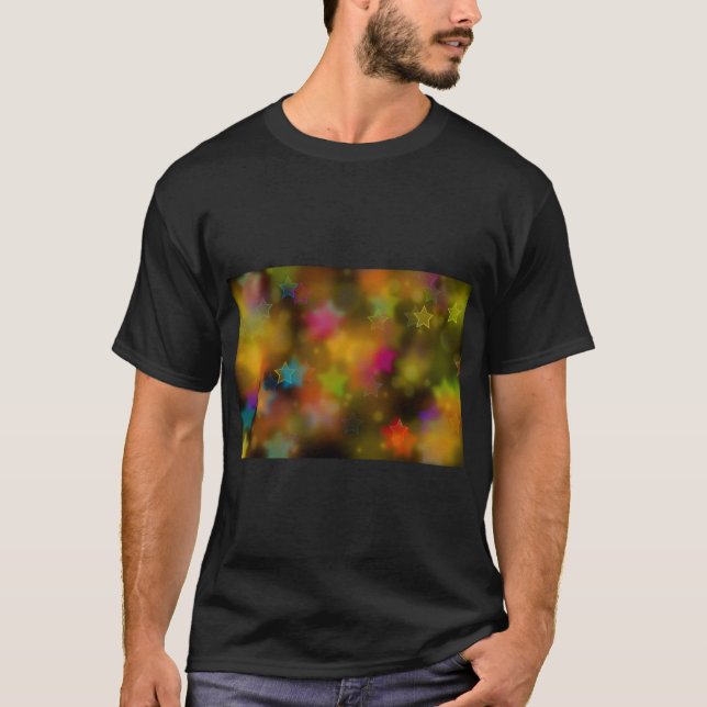 Shining Stars – Cosmic Night Sky Tee (Vorderseite)