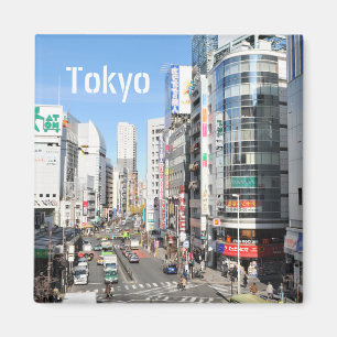 Shinjuku Bezirk in Tokyo, Japan Magnet