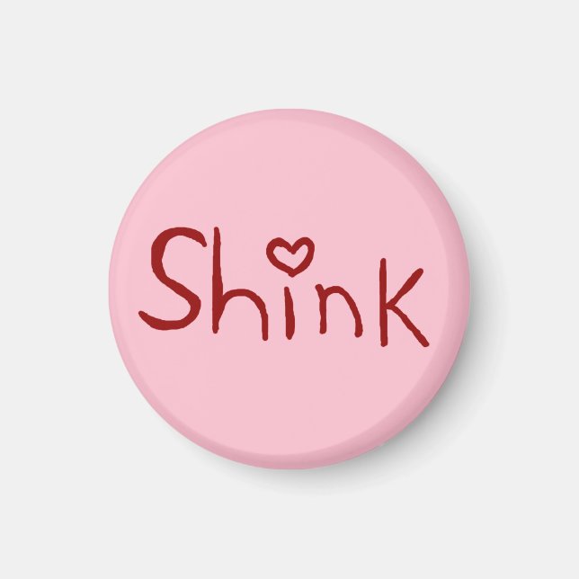 'Shink' winziger Magnet (Vorne)