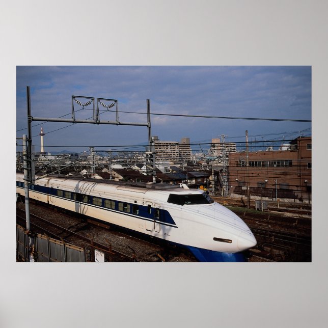 Shinkansen oder Bullet Train, Kyoto, Japan Poster (Vorne)