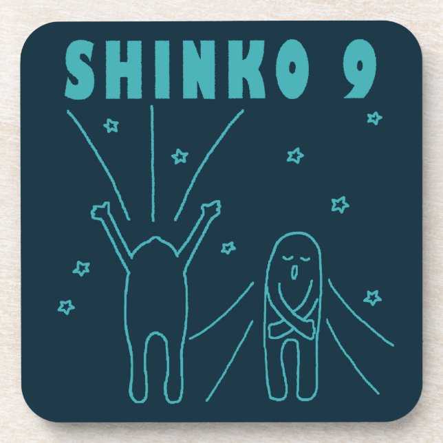 "Shinko 9" Tiefenatmung Getränkeuntersetzer (Vorderseite)