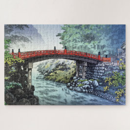 Shinkyo Bridge bei Nikko von Tsuchiya Koitsu Puzzle