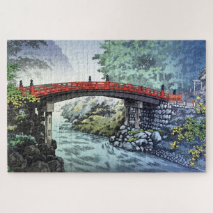 Shinkyo Bridge bei Nikko von Tsuchiya Koitsu Puzzle