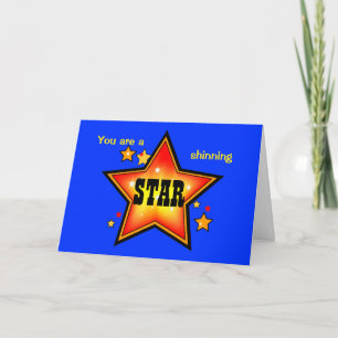 Shinning Star Award Grußkarte Karte
