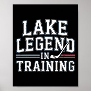 Shinny Lake Legend Pond Hockey Poster